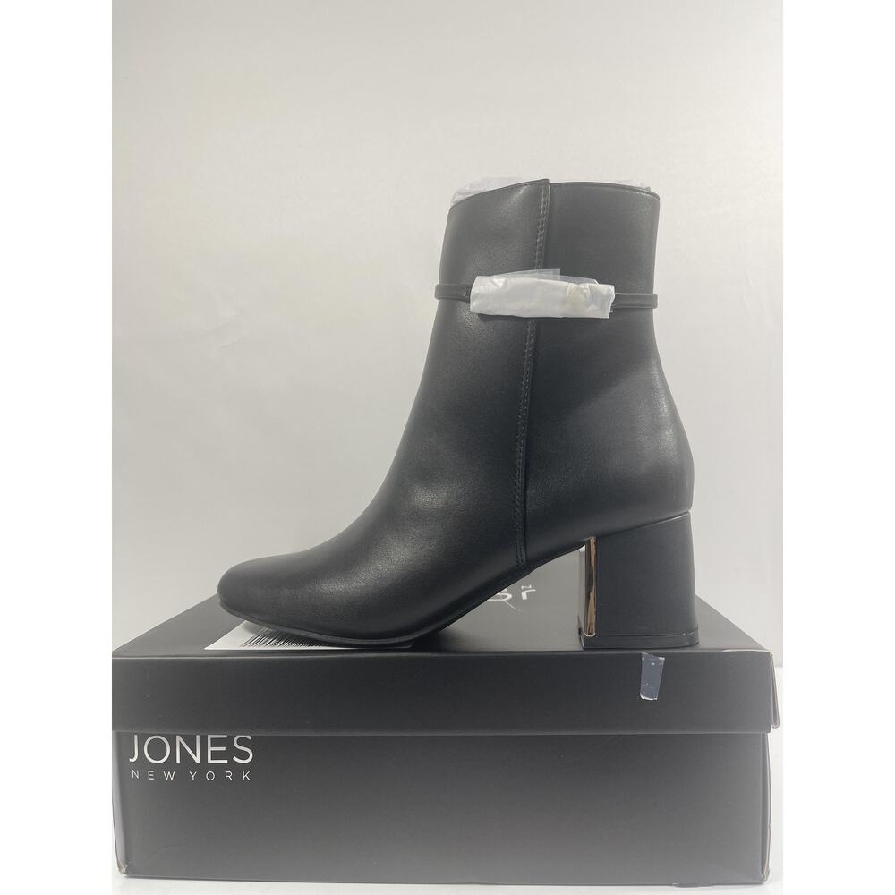 Jones New York Boots Women's Size 7.5M Black Jny-Durling Faux Leather Booties - Picture 12 of 15